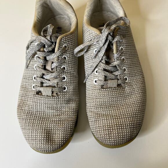 Nobull Athletic Trainer Shoes M9.5 W11 Unisex Gray Heather Camo Sole Lace Up - Picture 3 of 8